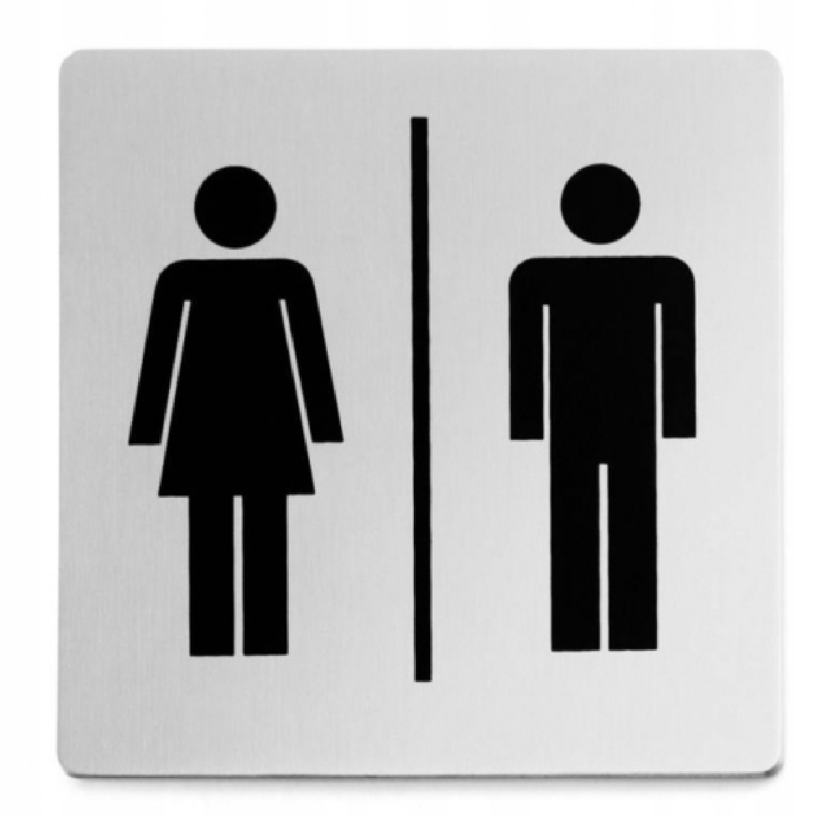 TABLICZKA toaleta WC 10x10 cm emblemat GRAWER znak Przeznaczenie wewnętrzne