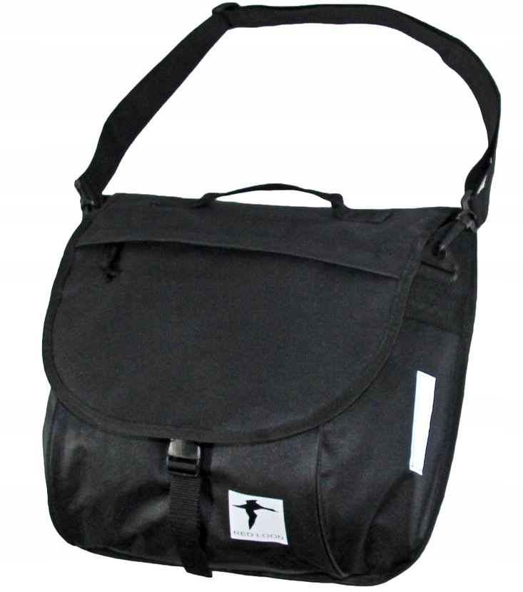 TORBA ROWEROWA NA RAMIĘ BAGAŻNK RED LOON 18L BLACK %%%