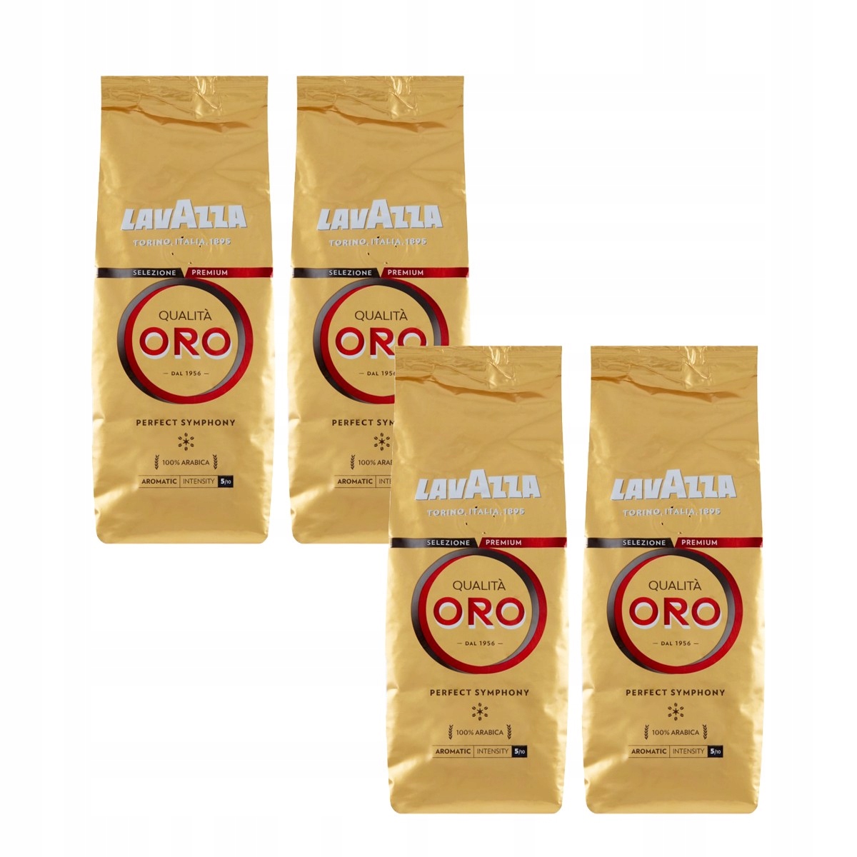 Lavazza Qualita Oro Perfect Symphony Palone ziarna kawy 250 g x 4sztuk