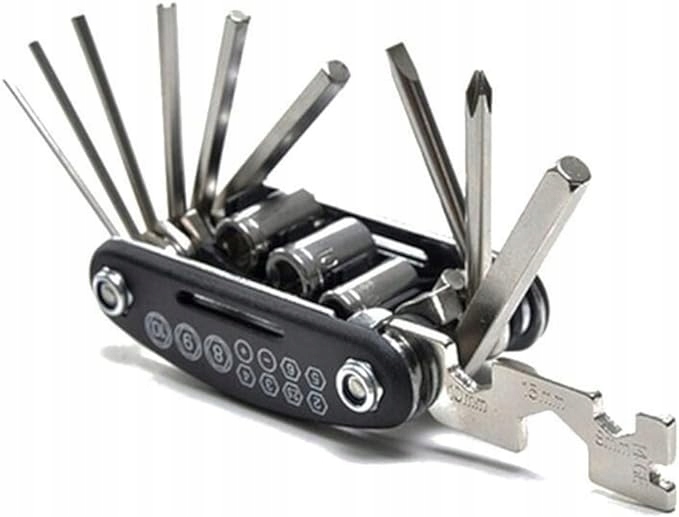 Multitool Zestaw Kluczy Wielofunkcyjnych do Naprawy Roweru 15 w 1 Marka Inna marka