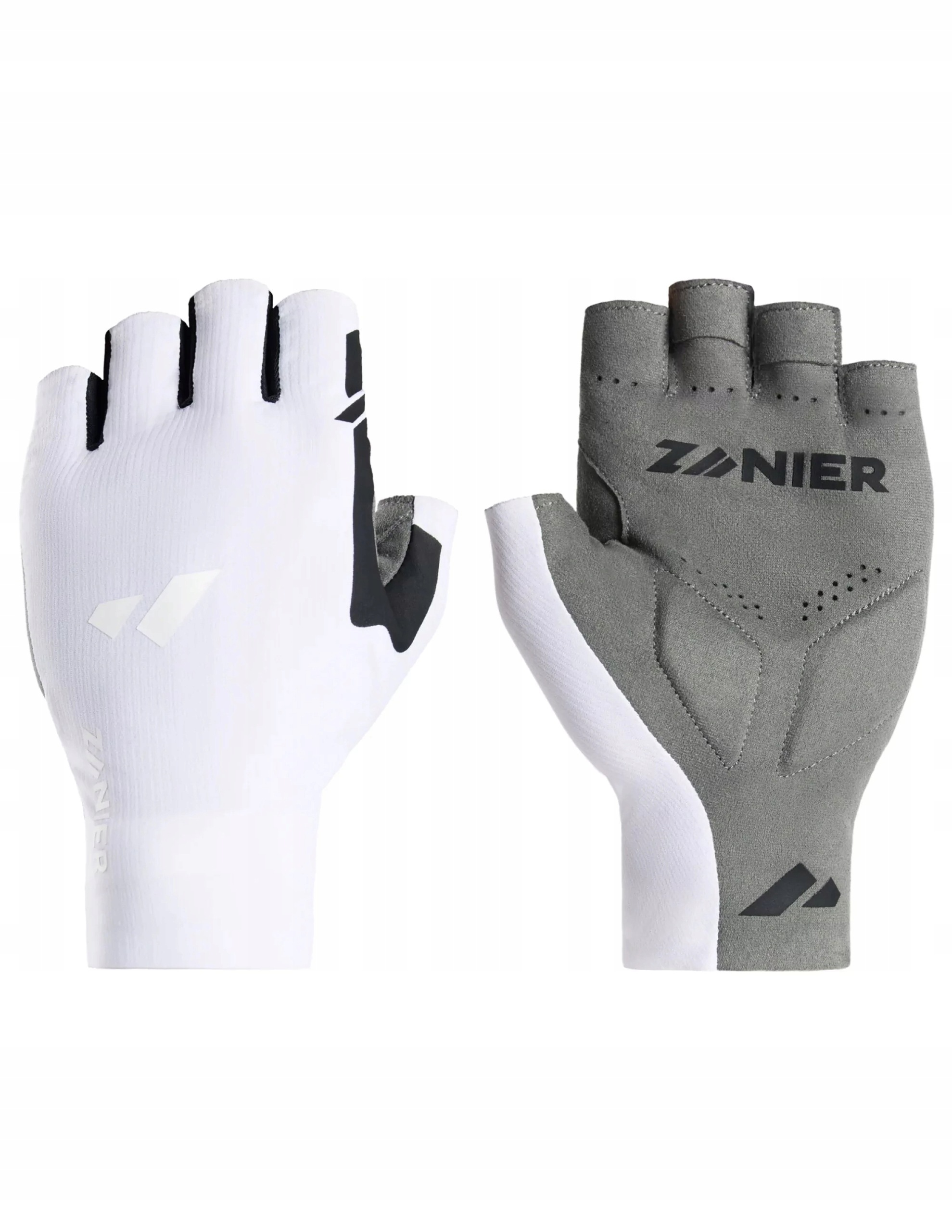 Cyklistické rukavice Zanier Race Pro Bílá 8