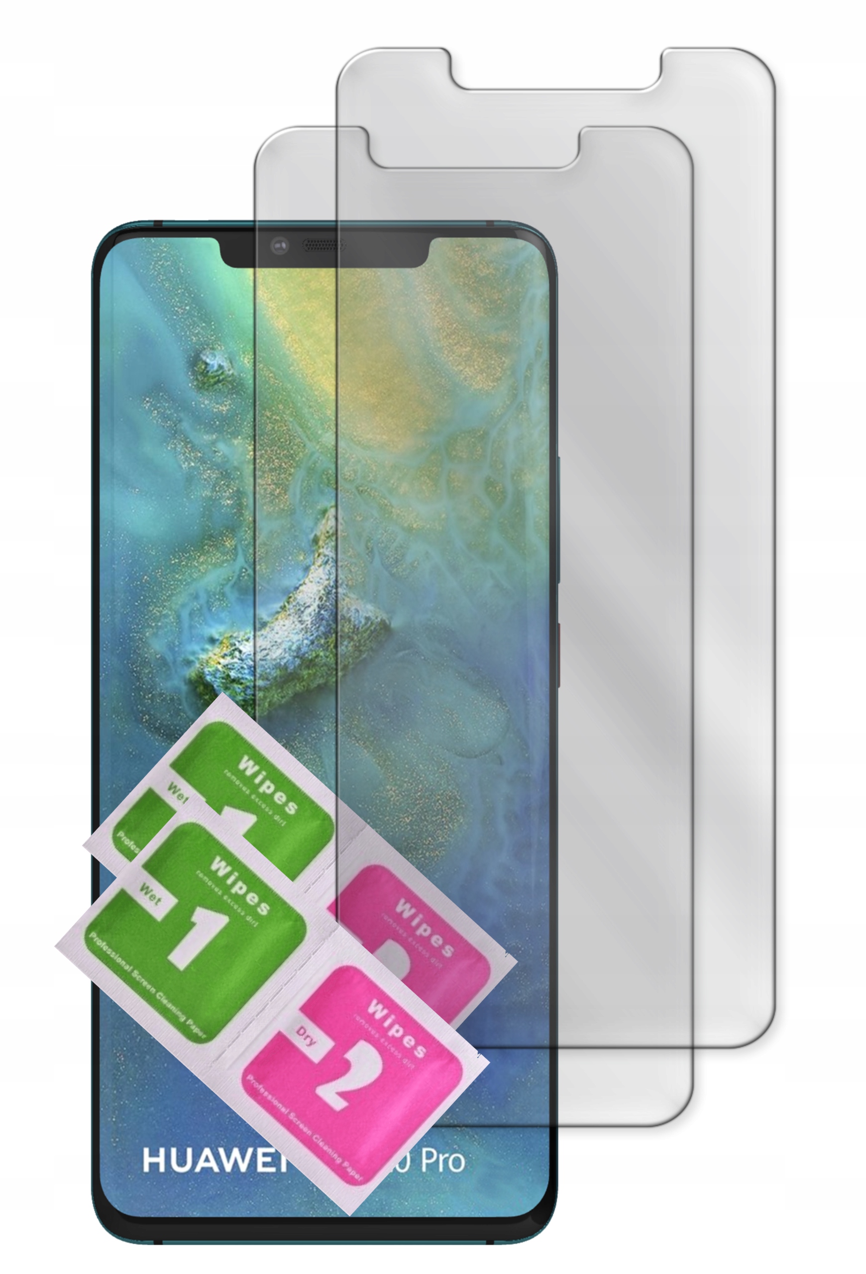 

Szkło Hartowane Osłona Do Huawei Mate 20 Pro 2 Szt