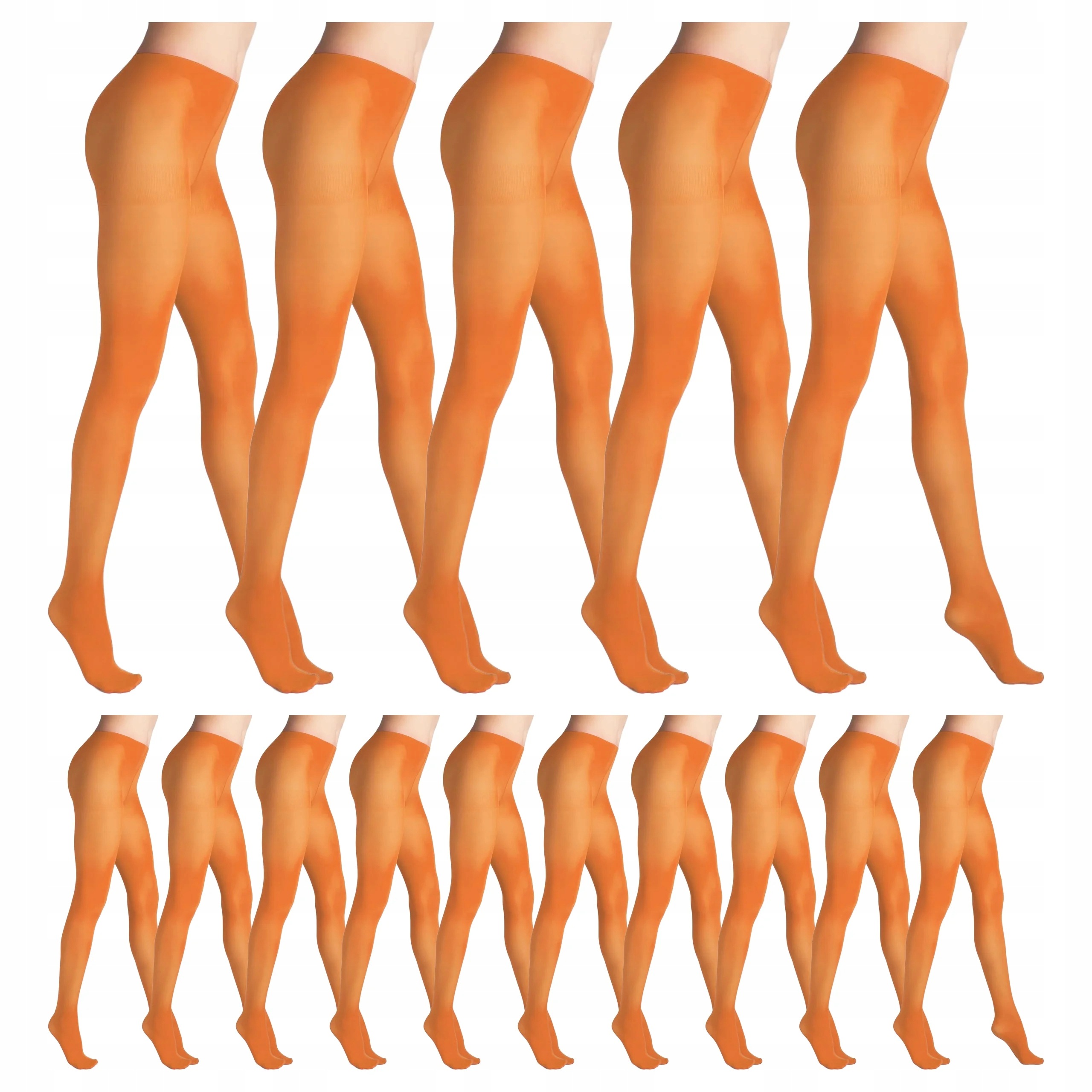 15 x Punčocháče bezmjatkové krycí Tonic Marilyn 2-S Pumpkin