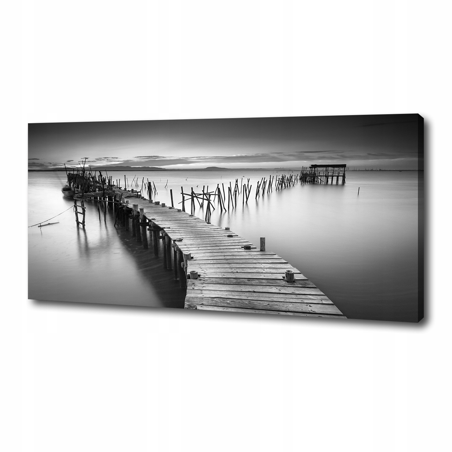 

Foto obraz na płótnie Drewniane molo 125x50 cm
