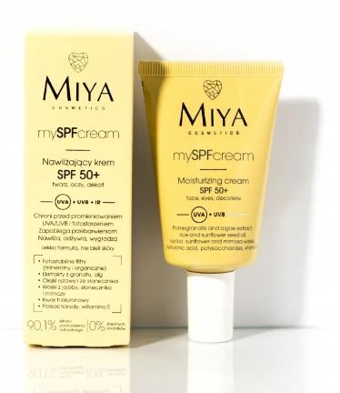 Uv ochranný denní krém na obličej Miya 40 ml