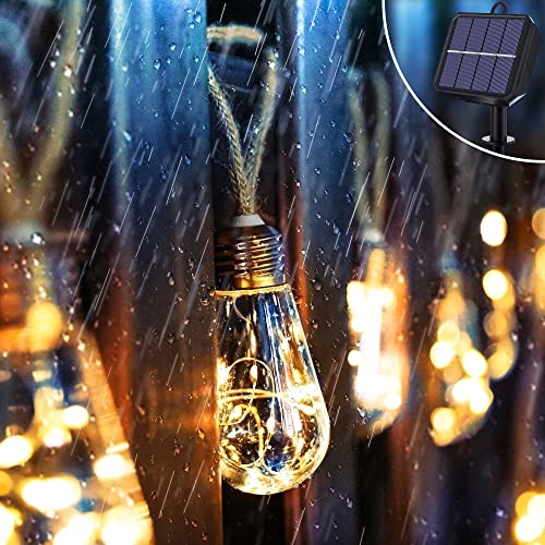 GEEMOO Lampki Solarne Lańcuch Świetlny Girlanda LED IP65 6.4M — miniatura 9