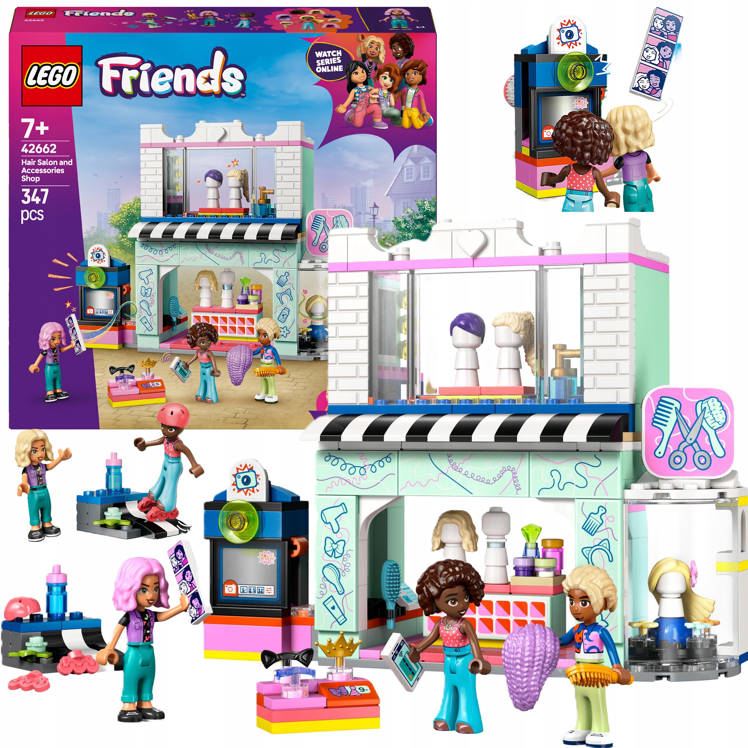 Lego Friends Salon Fryzjerski I Sklep Z Ozdobami Na Święta Mikołaj