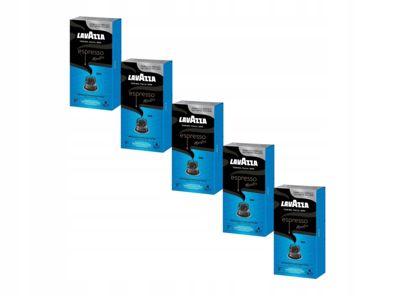 Kapsułki Lavazza Decaffein Bezkofeinowe do ekspresu Nespresso x5