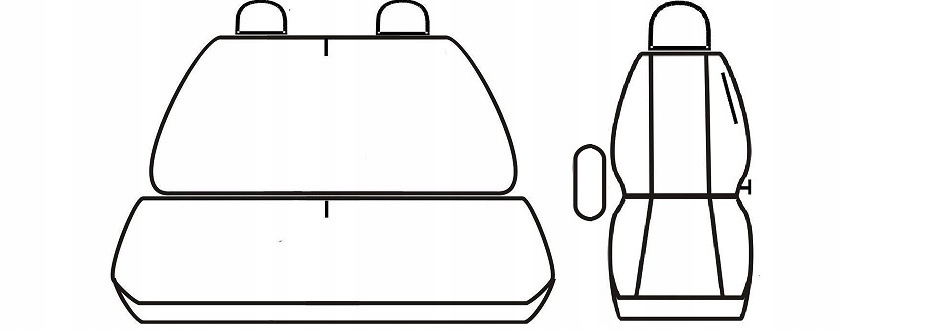 POKROWCE szyte na miarę IVECO DAILY 1999-2013 Waga produktu z opakowaniem jednostkowym 2.5 kg