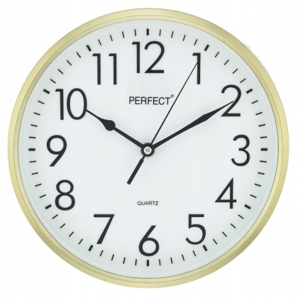 

Czytelny zegar analogowy ścienny Perfect 5742