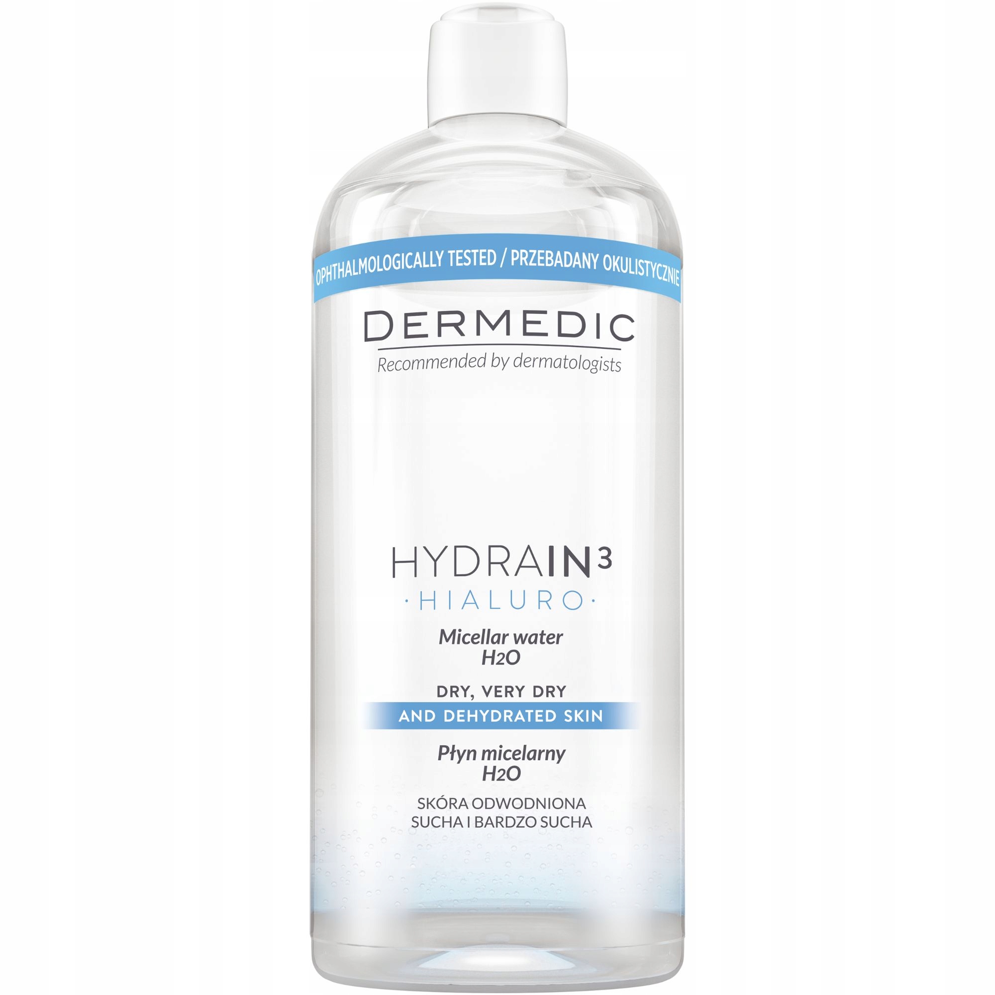 

Dermedic Hydrain 3 Hialuro Płyn micelarny H2O