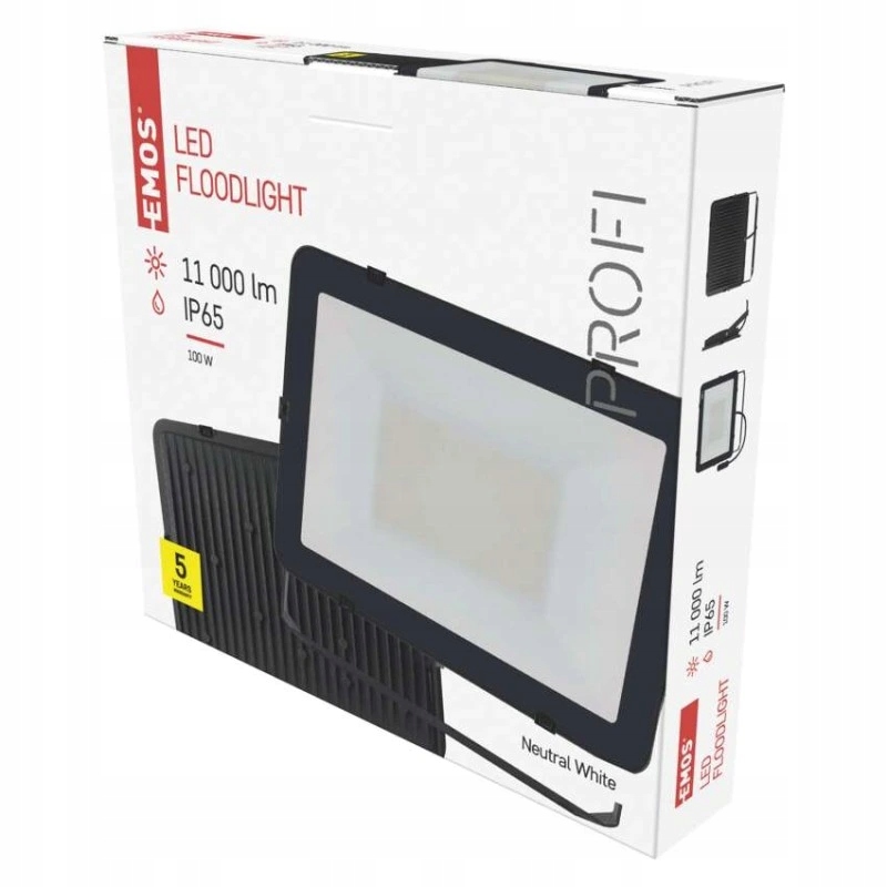 Led reflektor Inovo, 100W neutrálna biela