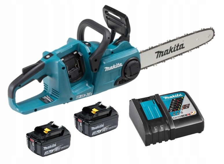 Makita Aku Piła Pilarka Łańcuchowa Lxt 2x18V 2x3Ah BL1830 DC18RC DUC353Z