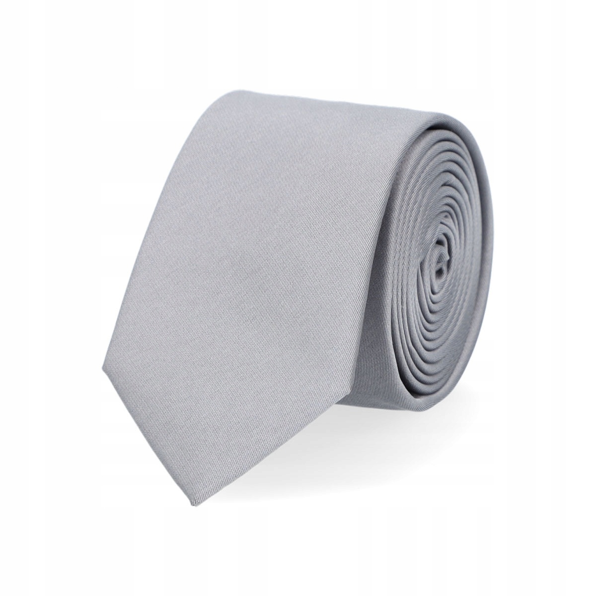 

Krawat Męski Lancerto Popiel Gładki KRM60