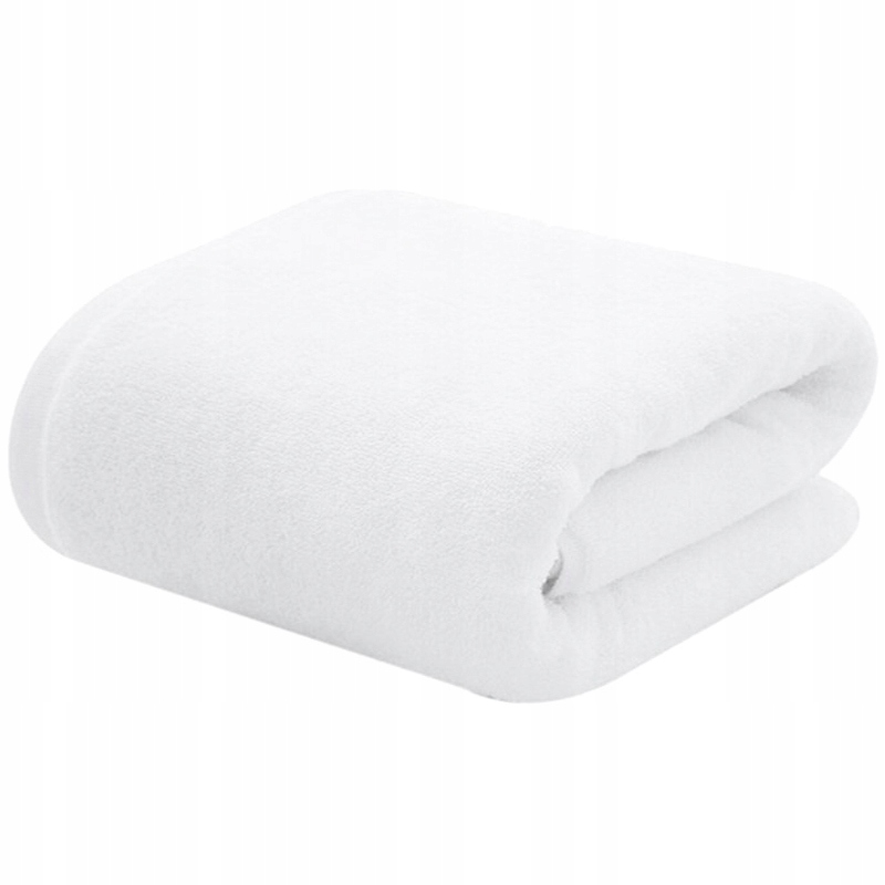 Plážové osušky - Hotel uterák biely Terry 70x140 cm hladké kúpele