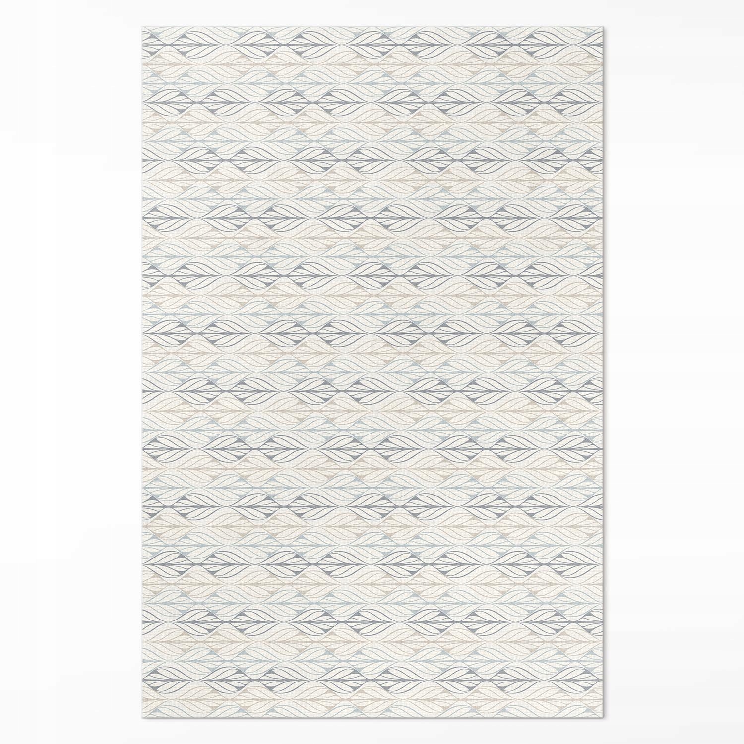 Vinylový dekoratívny koberec Pravidelné listy orientálny vzor boho 120 x 180 cm