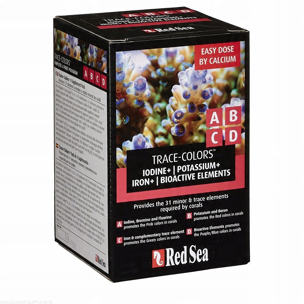 

Red Sea Trace-colors A B C D Supplement 100ml