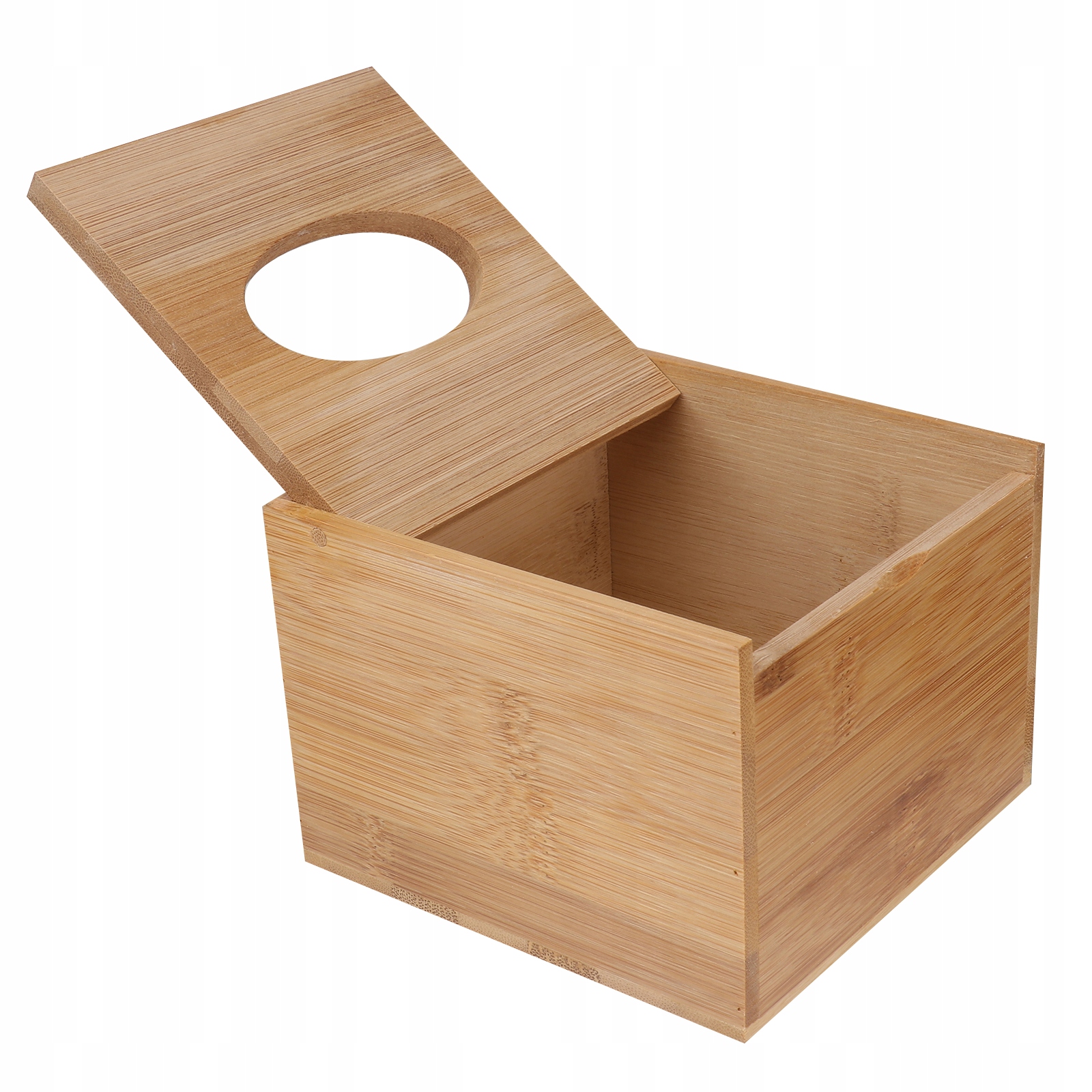 1 szt. DREWNIANE PUDEŁKO NA CHUSTECZKI KWADRATOWE BAMBUSOWE PAPIEROWE Wiek dziecka 0 +