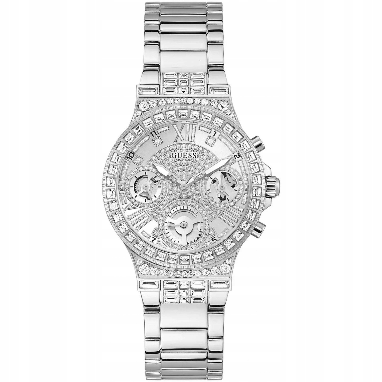 Dámské hodinky Guess GW0320L1 Zirkony stříbrné