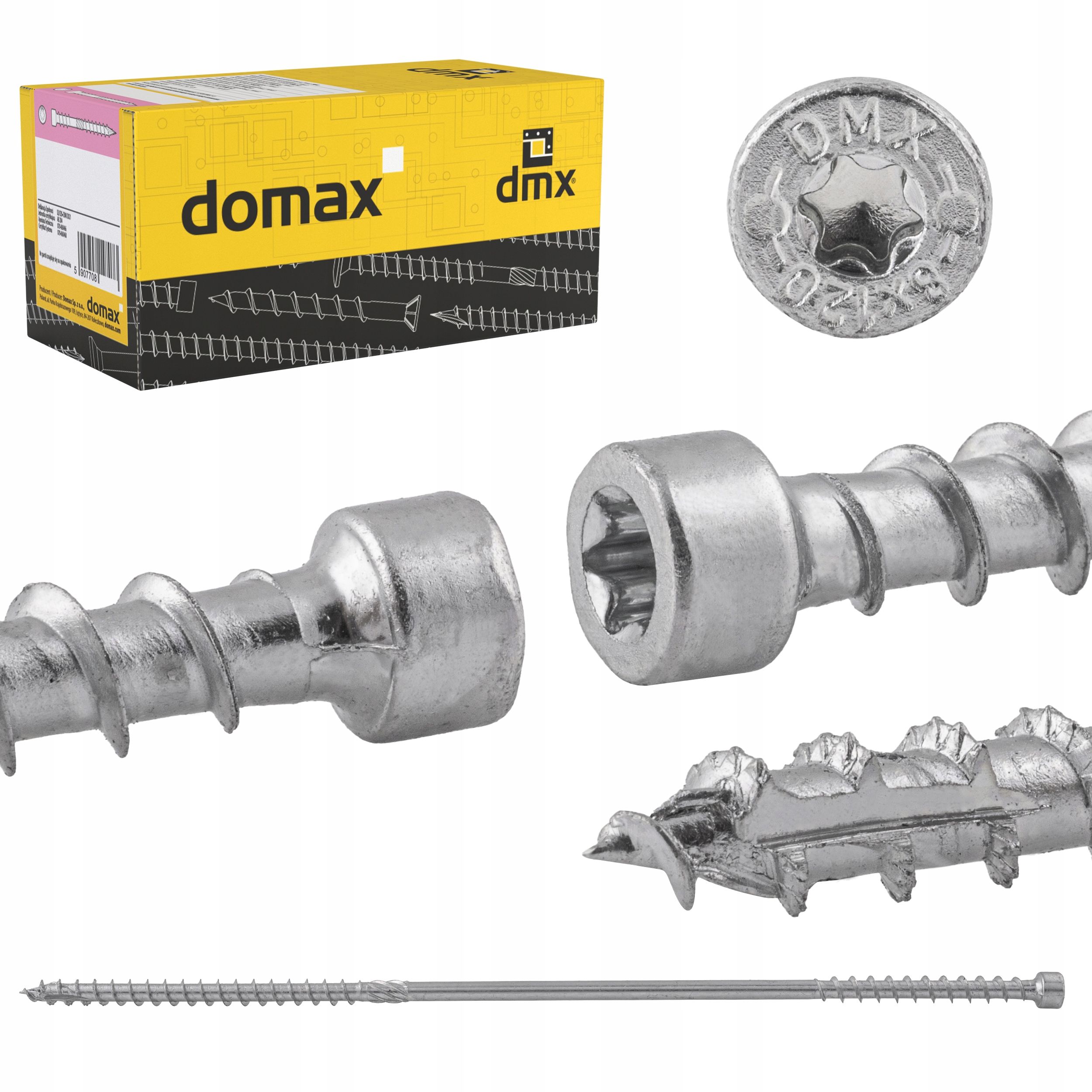 Šroub pro krokvovou izolaci s válcovou hlavou Wkw karton 50 ks 8x330