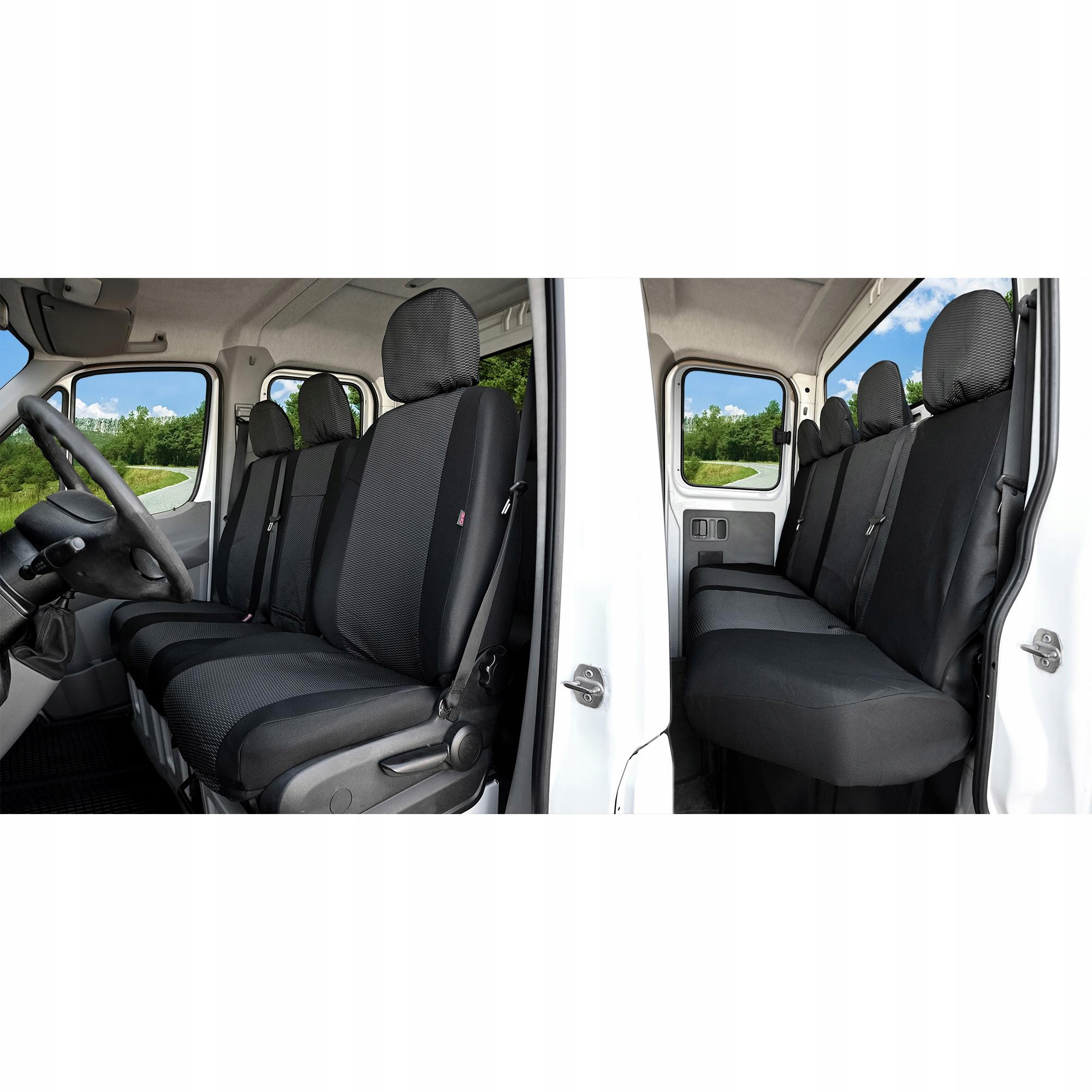 Pokrowiec na siedzenie Hero dla Volkswagen Crafter od 2006 do 2016 7 miejsc