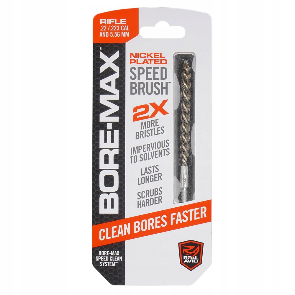 Real Avid Szczotka do czyszczenia broni Bore-Max Speed Brush .22/.223/5