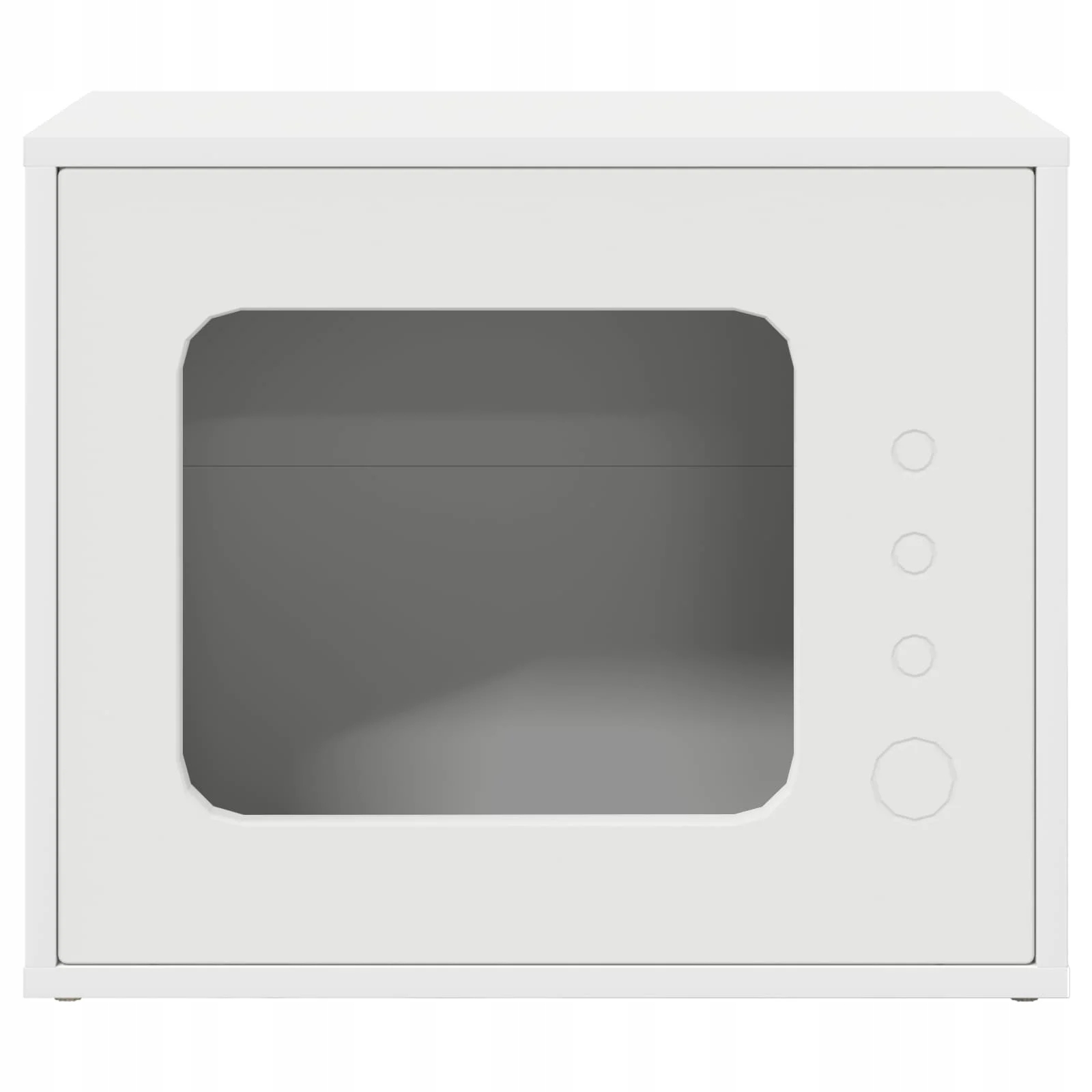 Levně Kočičí dům Bílá 51 x 30 x 42 cm kompozitní dřevo