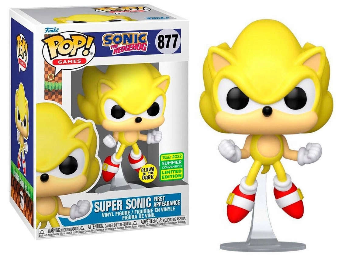 Funko Pop unikát limitovaný Sonic The Headgehog Figurka Sonic 877