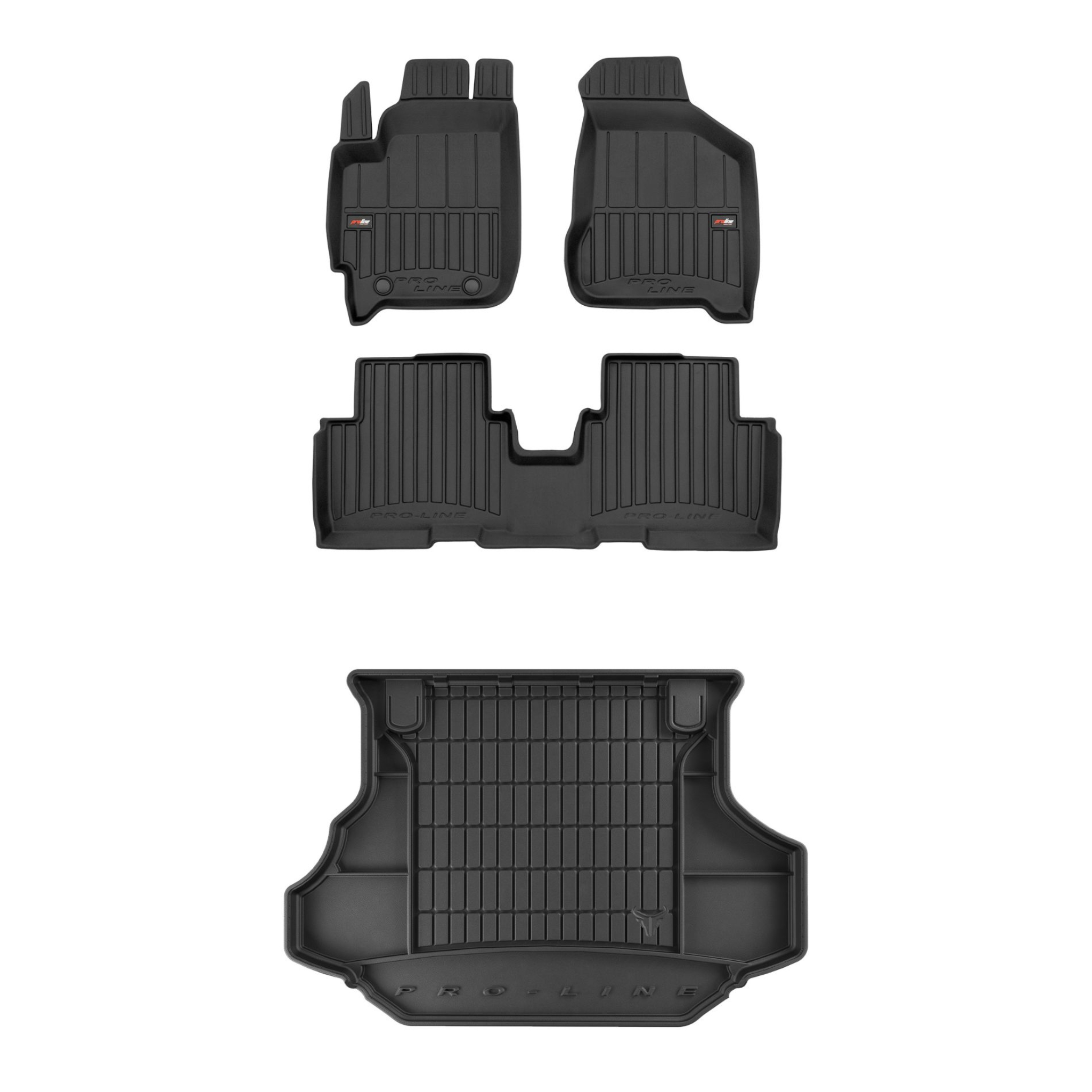 Sada gumových kobercov a rohoží pre Kia Carens II 2002-2006