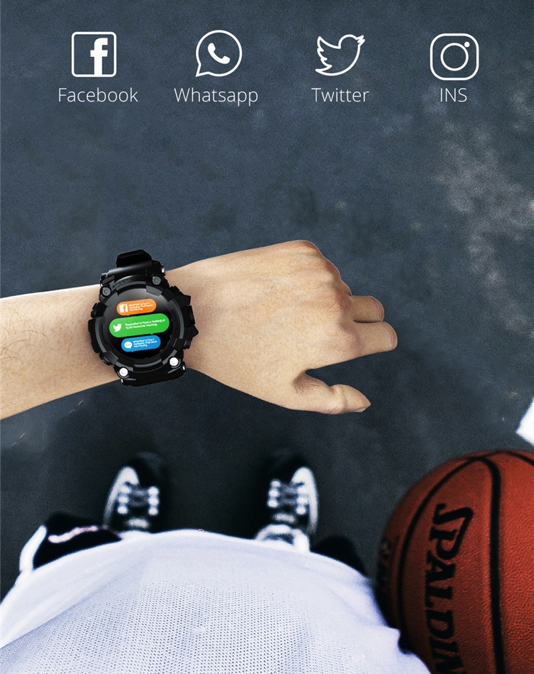 ZEGAREK MĘSKI SMARTWATCH LOKMAT ATTACK PULS POLSKI Złącza brak