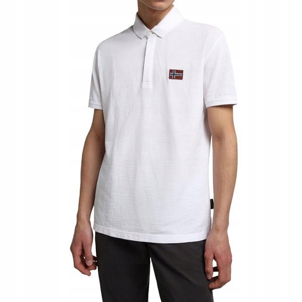 Pánské Tričko Napapijri NP0A4G2M002 Ebea 1 Bílé XL