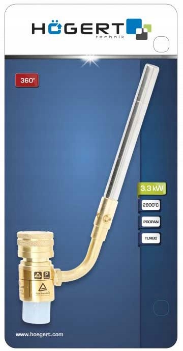 PALNIK GAZOWY LUTOWNICA TURBO PROPAN / MAPP Kod producenta HT2C502