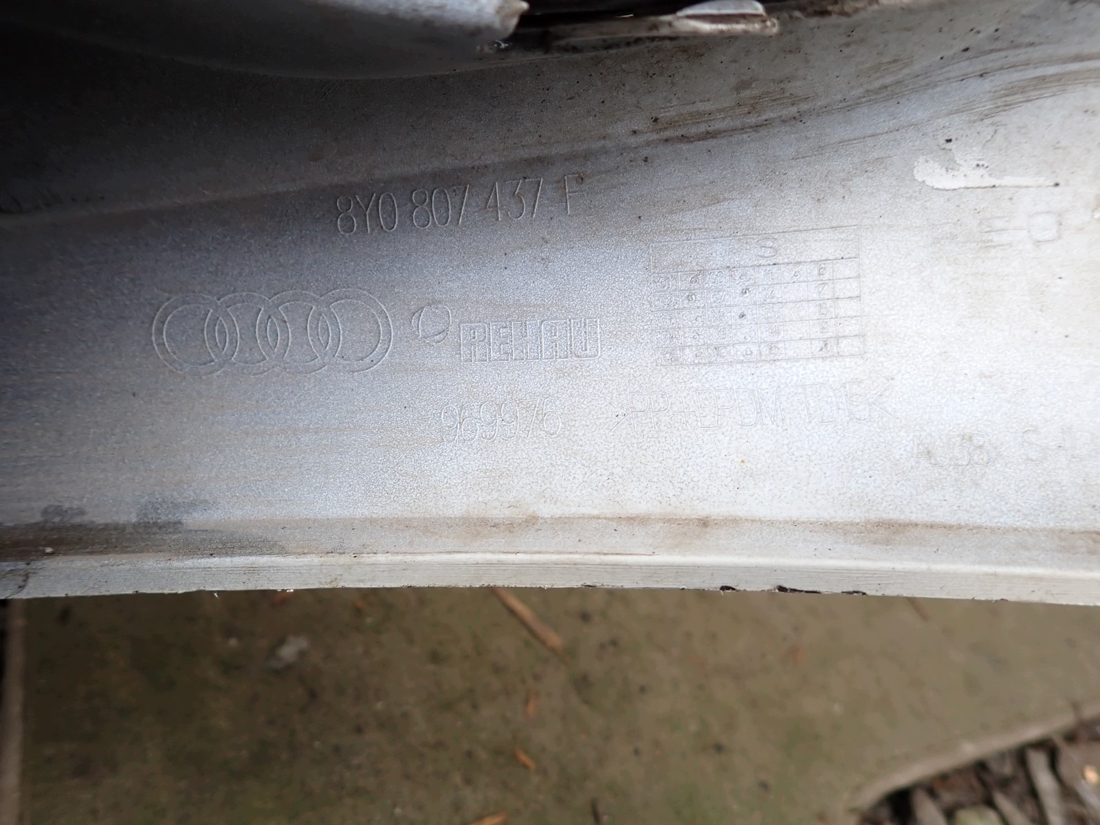 bumper front front AUDI A3 8Y 8YA 4 IV S LINE S3 2019-2024R 8Y0807437F