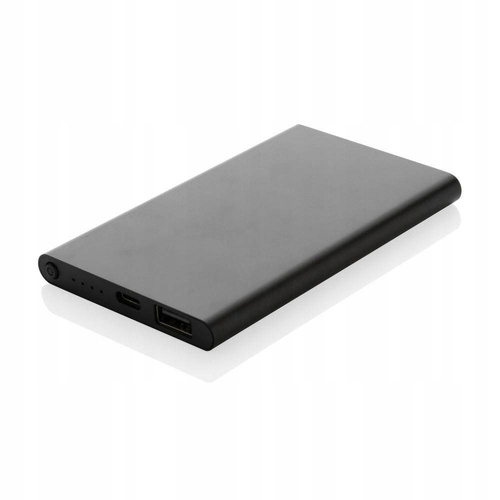 Power bank 4000 mAh z aluminium z recyklingu