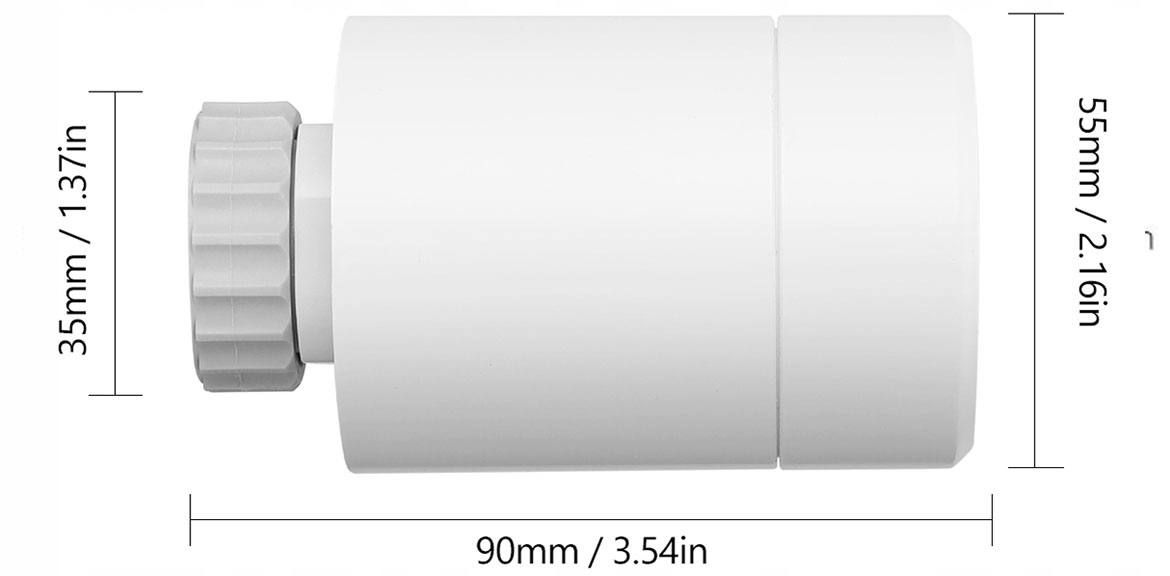 Głowica Tuya Zigbee Termostatyczna Smart Grzejnika Stan opakowania oryginalne