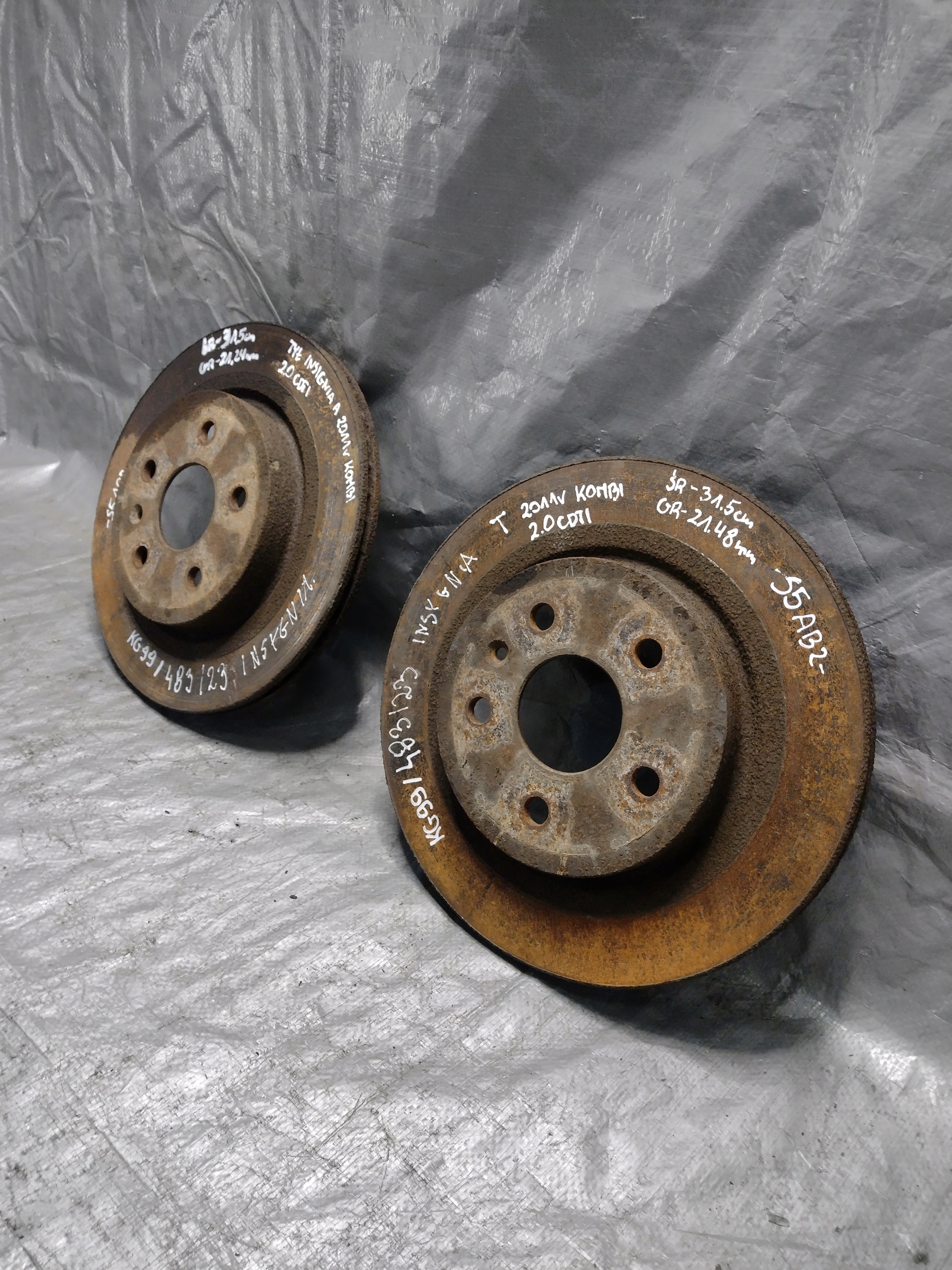 discs brake rear. Opel Insignia A kombi 2,0 CDTI