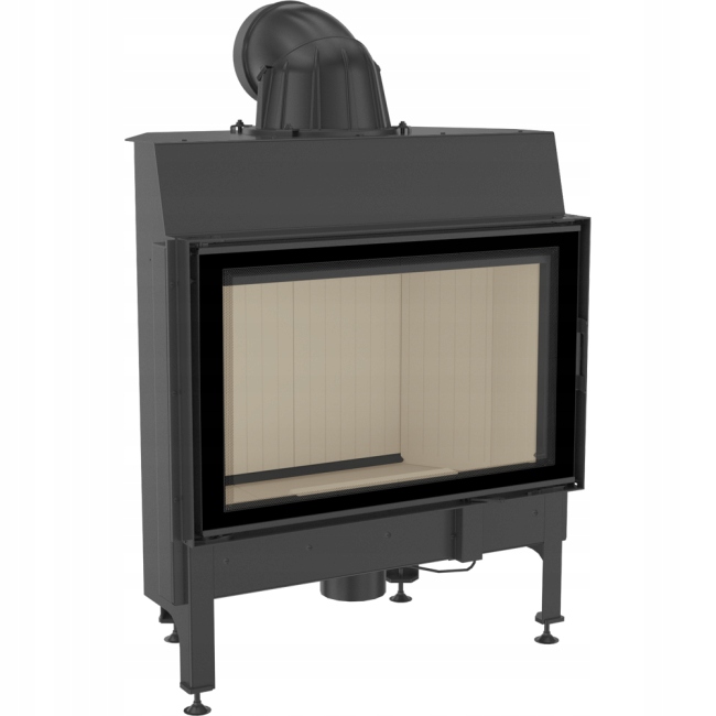 Ocelový vzduchový krb Nadia 12 kW Ø 200