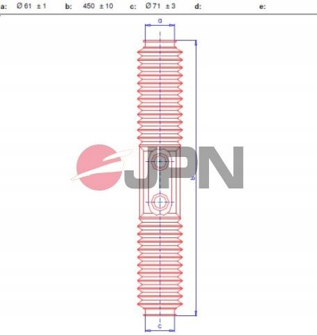 OSŁONA DRĄŻKA KIEROWNICZEGO CIVIC 1.4I 16V 01- Producent części JPN