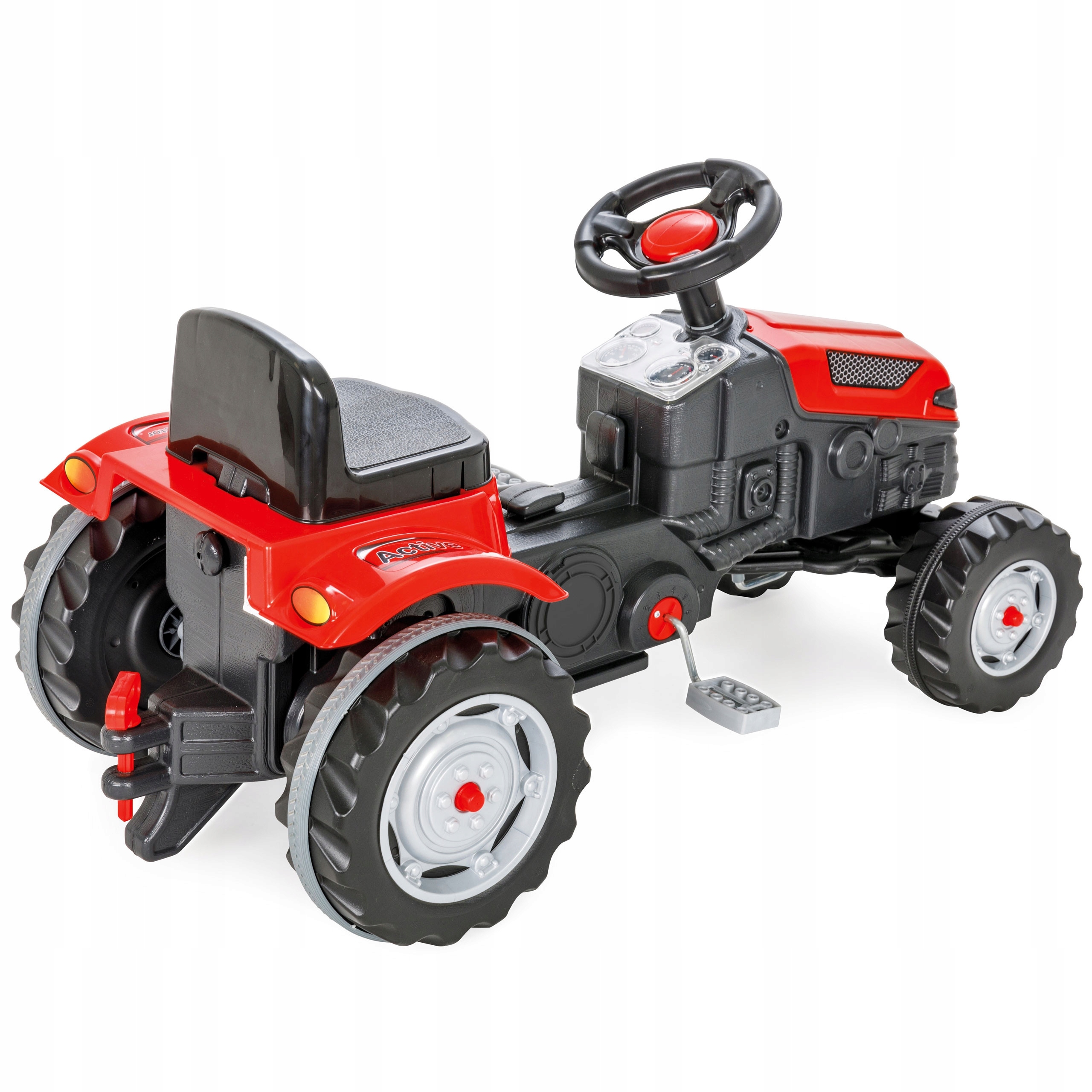 Woopie Traktor Na Pedały Farmer Gotrac Ciągnik Dla Dzieci Ciche Koła Duży