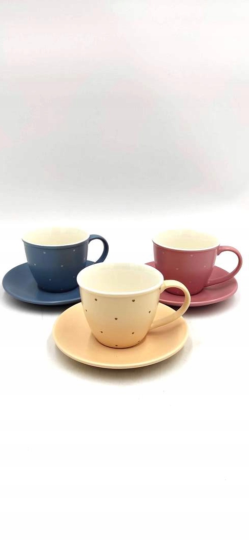 

Filiżanka i spodek Coffea 220 ml z porcelany New B