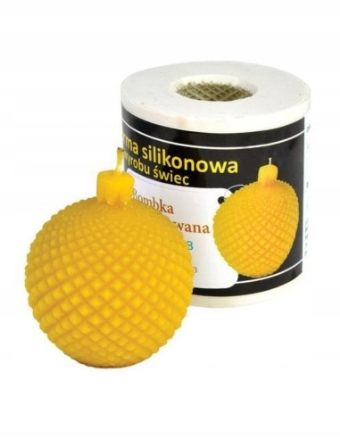 

Forma silikonowa do świec Bombka grawerowana