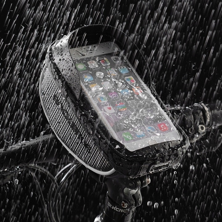 Torba Na Rower ROCKBROS 010-4BK Uchwyt na telefon Kolor dominujący czarny
