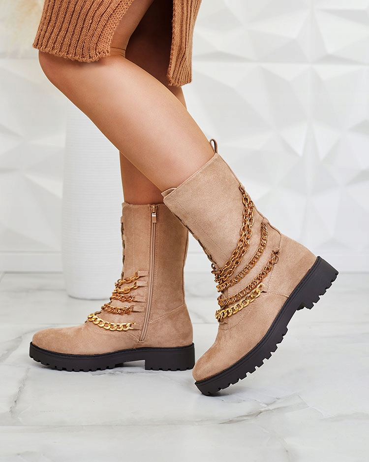 JASNOBRĄZOWE BOTKI DAMSKIE GOSERRE 41 Płeć kobieta