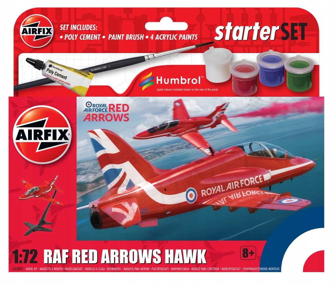 Airfix A55002 Starter Set - Red Arrows Hawk