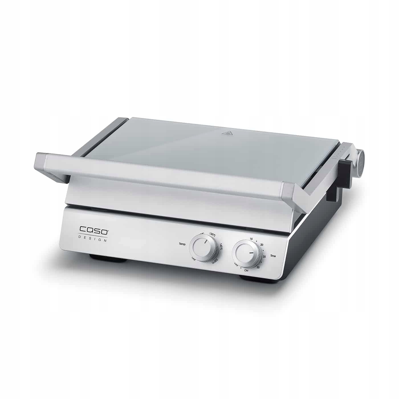 Kontaktní elektrický gril Caso Německo SteakChef stříbrný/šedý 2000 W