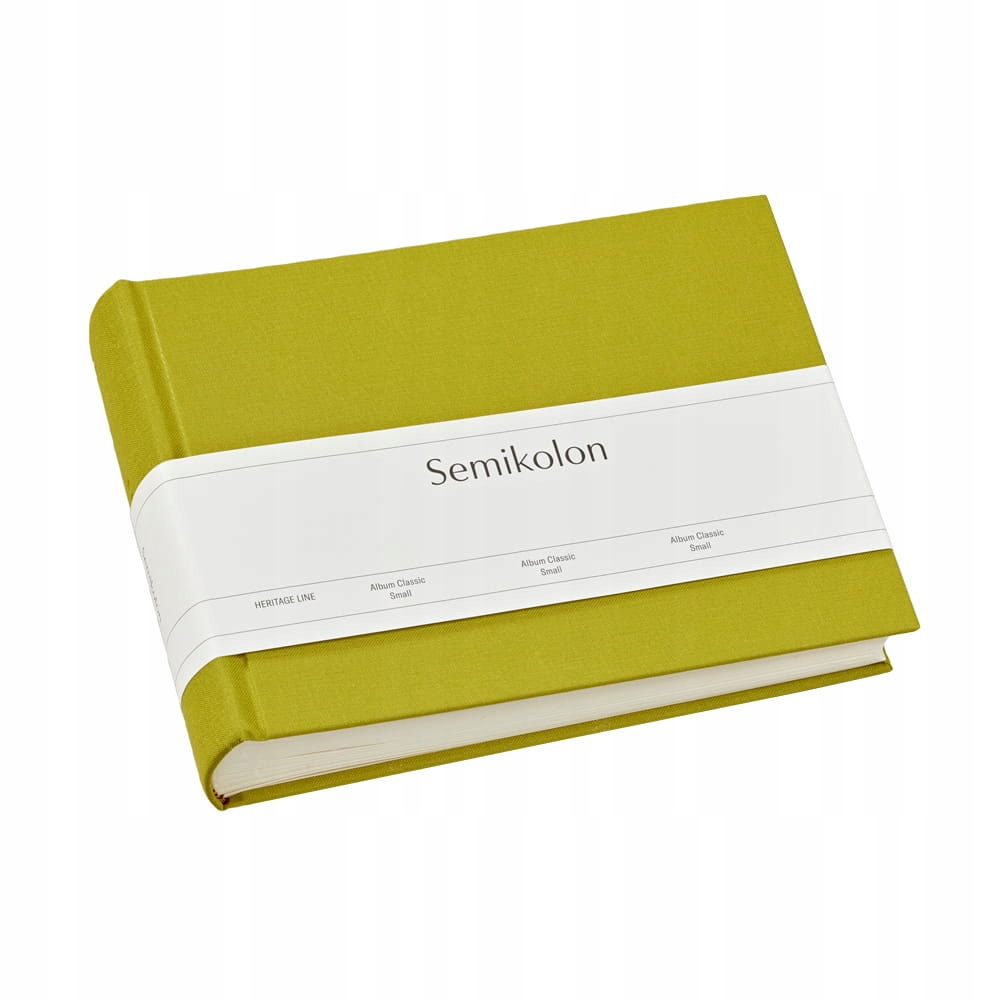 Album Semikolon Small, krémové listy, matcha