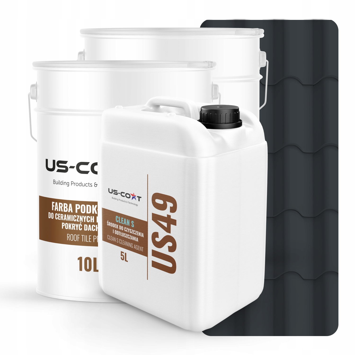 Farba Na Keramické Strešné Tašky Sada Antracit RAL7016 74m2 Satén Od Výrobcu