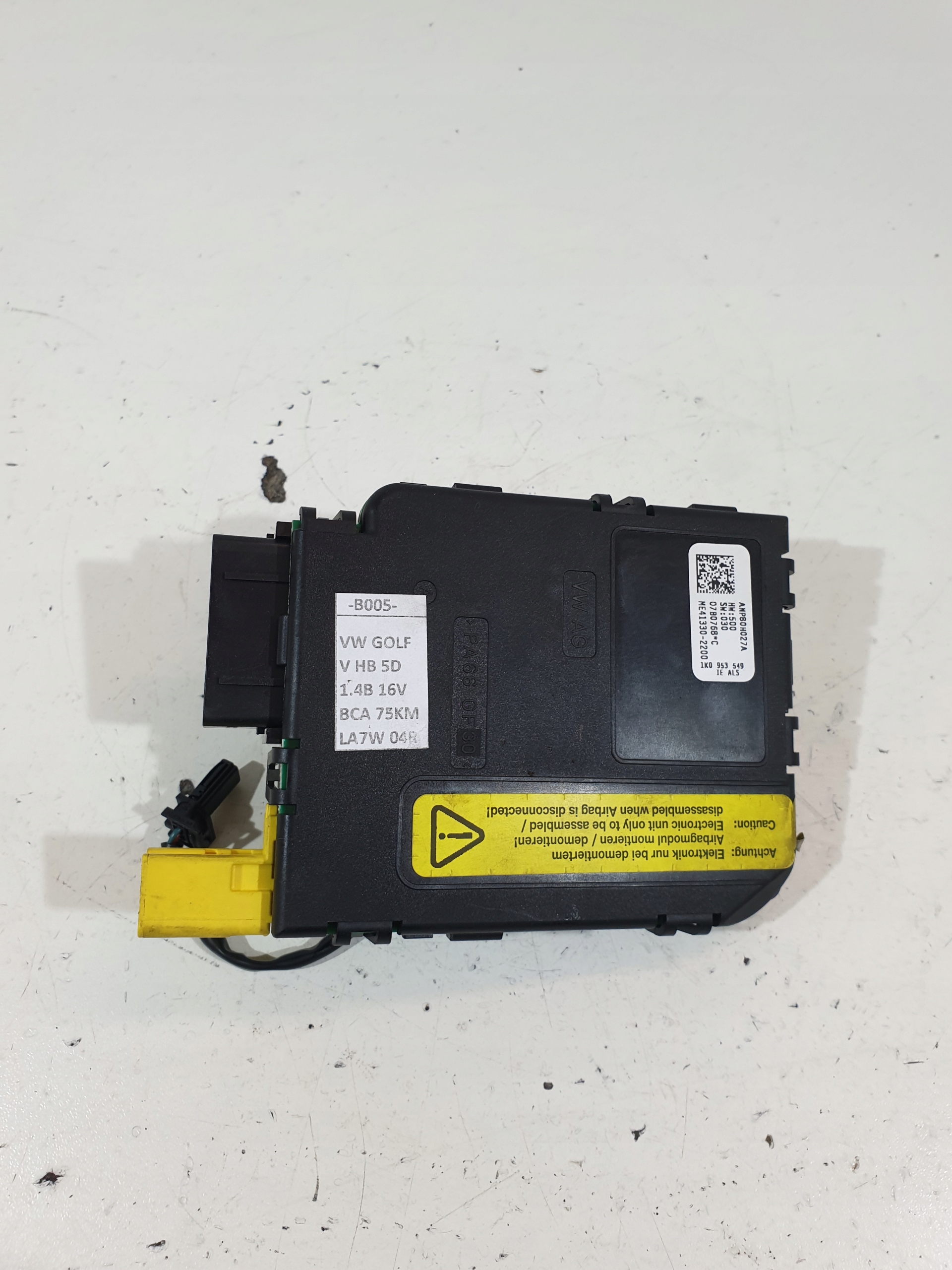 1K0953549AP - ДАТЧИК УГЛА ПОВОРОТА РУЛЯ 1K0953549 VW SKODA AUDI EU