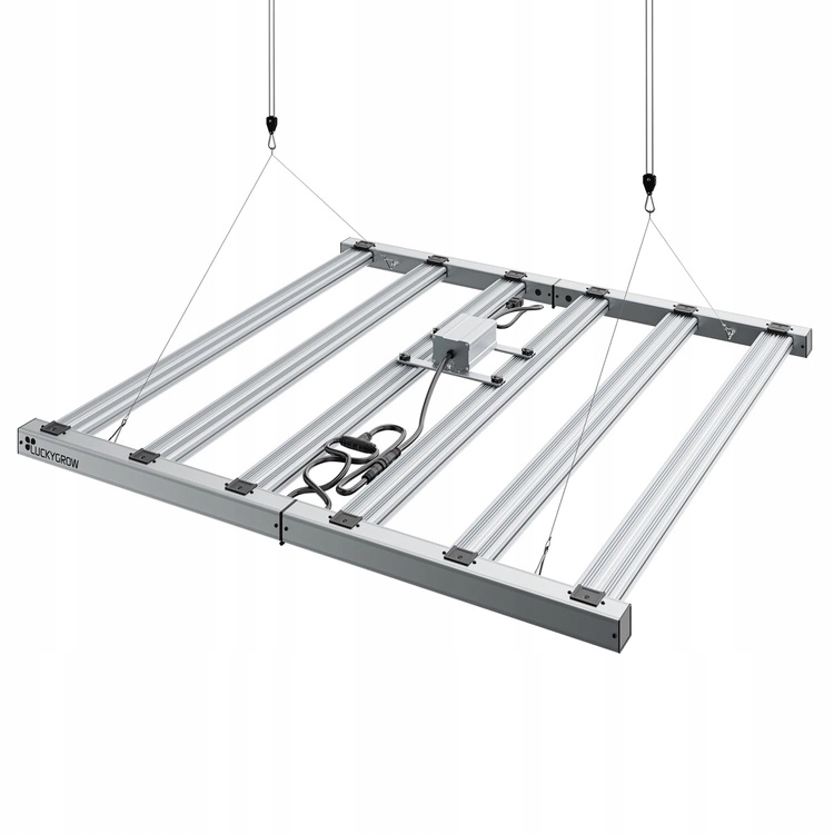 Led pěstební lampa Luckygrow Flex 720W 2,85 µmol/J Hps adaptér Full Spectrum