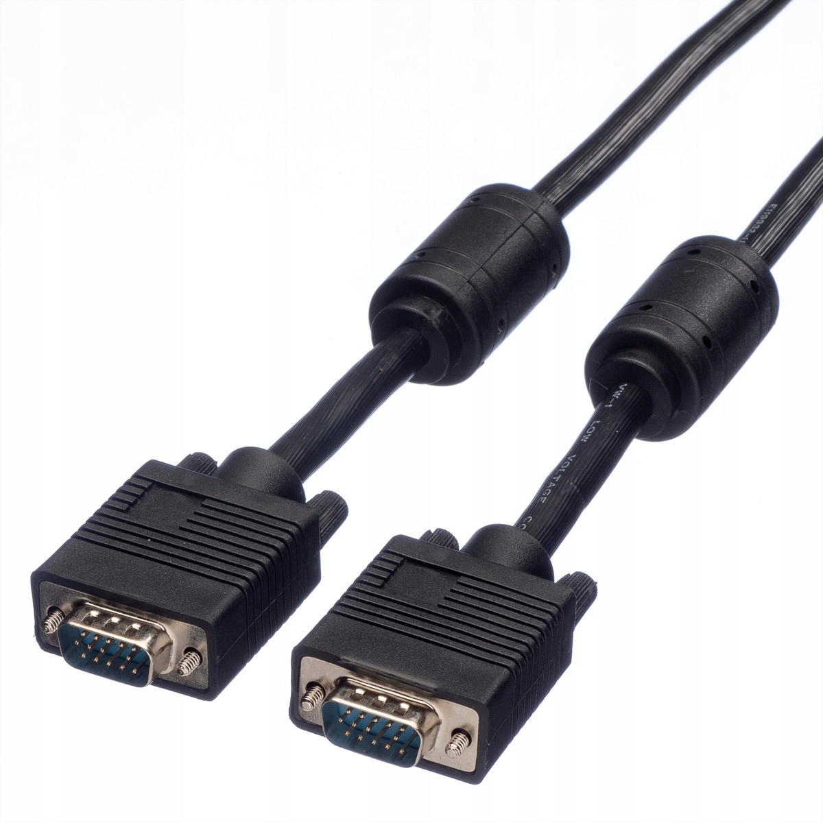 

Kabel do monitora Vga ferrytowy HD15 M czarny 6m